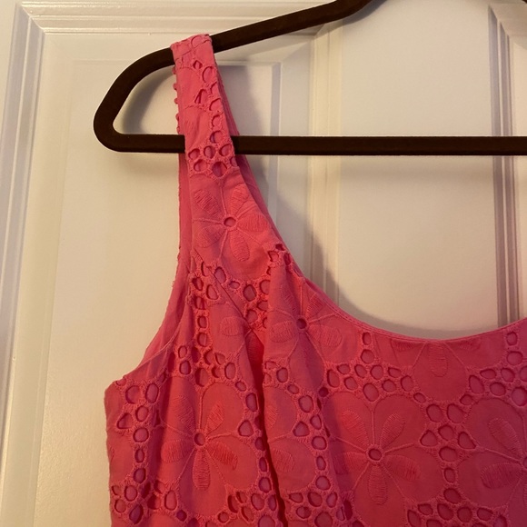 Pink floral Lilly Pulitzer dress - Picture 2 of 7